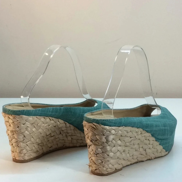 CL by Laundry Teal Green Platform Espadrilles - Picture 5 of 8